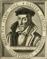 Picture 47 of 137 from Historie der Nieder-landscher ende haerder Naburen oorlogen : ende geschiedenissen tot den iare MVICXII, nu de laestemael bij hem voor syme todtmerckelijck verbetert en in, XXXII boecken voltzocken is mede' hier by gevoegt des autheurs leven [by Simeon Ruytinck] verryckt benessens de Land-Caerte met by na hondert correcte Conterfeijtsels vande voor treflijcste Personagien in dese Historie verhaelt. Alle cierlijck na d'leven ghedaen ende in Coperen platen gesteken ; gedruckt int Yaer ons Heeren MDCXXXVI (1636), leaf 186