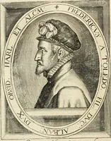 Picture 48 of 137 from Historie der Nieder-landscher ende haerder Naburen oorlogen : ende geschiedenissen tot den iare MVICXII, nu de laestemael bij hem voor syme todtmerckelijck verbetert en in, XXXII boecken voltzocken is mede' hier by gevoegt des autheurs leven [by Simeon Ruytinck] verryckt benessens de Land-Caerte met by na hondert correcte Conterfeijtsels vande voor treflijcste Personagien in dese Historie verhaelt. Alle cierlijck na d'leven ghedaen ende in Coperen platen gesteken ; gedruckt int Yaer ons Heeren MDCXXXVI (1636), leaf 197