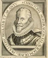 Picture 50 of 137 from Historie der Nieder-landscher ende haerder Naburen oorlogen : ende geschiedenissen tot den iare MVICXII, nu de laestemael bij hem voor syme todtmerckelijck verbetert en in, XXXII boecken voltzocken is mede' hier by gevoegt des autheurs leven [by Simeon Ruytinck] verryckt benessens de Land-Caerte met by na hondert correcte Conterfeijtsels vande voor treflijcste Personagien in dese Historie verhaelt. Alle cierlijck na d'leven ghedaen ende in Coperen platen gesteken ; gedruckt int Yaer ons Heeren MDCXXXVI (1636), leaf 223