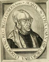 Picture 23 of 137 from Historie der Nieder-landscher ende haerder Naburen oorlogen : ende geschiedenissen tot den iare MVICXII, nu de laestemael bij hem voor syme todtmerckelijck verbetert en in, XXXII boecken voltzocken is mede' hier by gevoegt des autheurs leven [by Simeon Ruytinck] verryckt benessens de Land-Caerte met by na hondert correcte Conterfeijtsels vande voor treflijcste Personagien in dese Historie verhaelt. Alle cierlijck na d'leven ghedaen ende in Coperen platen gesteken ; gedruckt int Yaer ons Heeren MDCXXXVI (1636), leaf 54