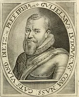 Picture 97 of 137 from Historie der Nieder-landscher ende haerder Naburen oorlogen : ende geschiedenissen tot den iare MVICXII, nu de laestemael bij hem voor syme todtmerckelijck verbetert en in, XXXII boecken voltzocken is mede' hier by gevoegt des autheurs leven [by Simeon Ruytinck] verryckt benessens de Land-Caerte met by na hondert correcte Conterfeijtsels vande voor treflijcste Personagien in dese Historie verhaelt. Alle cierlijck na d'leven ghedaen ende in Coperen platen gesteken ; gedruckt int Yaer ons Heeren MDCXXXVI (1636), leaf 697