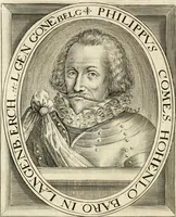 Picture 99 of 137 from Historie der Nieder-landscher ende haerder Naburen oorlogen : ende geschiedenissen tot den iare MVICXII, nu de laestemael bij hem voor syme todtmerckelijck verbetert en in, XXXII boecken voltzocken is mede' hier by gevoegt des autheurs leven [by Simeon Ruytinck] verryckt benessens de Land-Caerte met by na hondert correcte Conterfeijtsels vande voor treflijcste Personagien in dese Historie verhaelt. Alle cierlijck na d'leven ghedaen ende in Coperen platen gesteken ; gedruckt int Yaer ons Heeren MDCXXXVI (1636), leaf 729