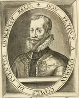Picture 103 of 137 from Historie der Nieder-landscher ende haerder Naburen oorlogen : ende geschiedenissen tot den iare MVICXII, nu de laestemael bij hem voor syme todtmerckelijck verbetert en in, XXXII boecken voltzocken is mede' hier by gevoegt des autheurs leven [by Simeon Ruytinck] verryckt benessens de Land-Caerte met by na hondert correcte Conterfeijtsels vande voor treflijcste Personagien in dese Historie verhaelt. Alle cierlijck na d'leven ghedaen ende in Coperen platen gesteken ; gedruckt int Yaer ons Heeren MDCXXXVI (1636), leaf 751