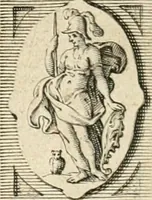 An illustration from Historie der Nieder-landscher ende haerder Naburen oorlogen : ende geschiedenissen tot den iare MVICXII, nu de laestemael bij hem voor syme todtmerckelijck verbetert en in, XXXII boecken voltzocken is mede' hier by gevoegt des autheurs leven [by Simeon Ruytinck] verryckt benessens de Land-Caerte met by na hondert correcte Conterfeijtsels vande voor treflijcste Personagien in dese Historie verhaelt. Alle cierlijck na d'leven ghedaen ende in Coperen platen gesteken ; gedruckt int Yaer ons Heeren MDCXXXVI (1636)