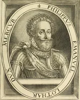 Picture 108 of 137 from Historie der Nieder-landscher ende haerder Naburen oorlogen : ende geschiedenissen tot den iare MVICXII, nu de laestemael bij hem voor syme todtmerckelijck verbetert en in, XXXII boecken voltzocken is mede' hier by gevoegt des autheurs leven [by Simeon Ruytinck] verryckt benessens de Land-Caerte met by na hondert correcte Conterfeijtsels vande voor treflijcste Personagien in dese Historie verhaelt. Alle cierlijck na d'leven ghedaen ende in Coperen platen gesteken ; gedruckt int Yaer ons Heeren MDCXXXVI (1636), leaf 822