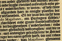 An illustration from Historie naturael ende morael van de Westersche Indien : waer inne ghehandelt wordt van de merckelijckste dinghen des hemels, elementen, metalen, planten ende ghedierten van dien : als oock de manieren, ceremonien, wetten, regeeringen ende oorloghen der Indianen. (1598)