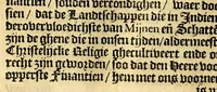 An illustration from Historie naturael ende morael van de Westersche Indien : waer inne ghehandelt wordt van de merckelijckste dinghen des hemels, elementen, metalen, planten ende ghedierten van dien : als oock de manieren, ceremonien, wetten, regeeringen ende oorloghen der Indianen. (1598)