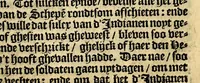 An illustration from Historie naturael ende morael van de Westersche Indien : waer inne ghehandelt wordt van de merckelijckste dinghen des hemels, elementen, metalen, planten ende ghedierten van dien : als oock de manieren, ceremonien, wetten, regeeringen ende oorloghen der Indianen. (1598)