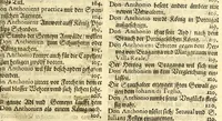 An illustration from Historien der Königkreich, Hispannien, Portugal, vnd Aphrica, darauss dann zusehen, in welcher Zeit, sonderlich Portugal, seinen Anfang genommen, von weine dasselbig zum Königreich erhaben, was dieselbigen Könige für Krieg vnnd Gewerb, zu Wasser vnnd Land geführet. ... (1589)