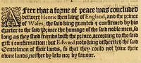 An illustration from The historie of Cambria, now called Wales: : a part of the most famous yland of Brytaine, written in the Brytish language aboue two hundreth yeares past: (1584)