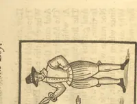 An illustration from The historie of Frier Rush : how he came to a house of religion to seeke service, and being entertained by the priour, was first made under cooke : being full of pleasant mirth and delight for young people (1810)