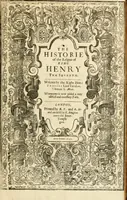 An illustration from The historie of the reigne of King Henry the Seventh ... Whereunto is now added a very usefull and necessary table (1641)