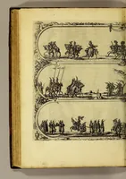 An illustration from Historische Beschreibung der fürstlichen Kindtauff Fräwlein Elisabethen zu Hessen &c. : Welche im Augusto dess 1596 Jahrs zu Cassel gehalten worden mit beygelegten Abrissen der Ritterspiele so damals vollnbracht, (1598)