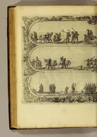 An illustration from Historische Beschreibung der fürstlichen Kindtauff Fräwlein Elisabethen zu Hessen &c. : Welche im Augusto dess 1596 Jahrs zu Cassel gehalten worden mit beygelegten Abrissen der Ritterspiele so damals vollnbracht, (1598)