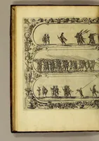 An illustration from Historische Beschreibung der fürstlichen Kindtauff Fräwlein Elisabethen zu Hessen &c. : Welche im Augusto dess 1596 Jahrs zu Cassel gehalten worden mit beygelegten Abrissen der Ritterspiele so damals vollnbracht, (1598)