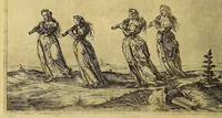 Picture 11 of 27 from Historische Beschreibung der fürstlichen Kindtauff Fräwlein Elisabethen zu Hessen &c. : Welche im Augusto dess 1596 Jahrs zu Cassel gehalten worden mit beygelegten Abrissen der Ritterspiele so damals vollnbracht, (1598), leaf 86