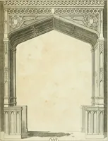 An illustration from The history and antiquities of the conventual and cathedral church of Ely : from the foundation of the monastery, A.D. 673 to the year 1771 : illustrated with copper-plates (1771)