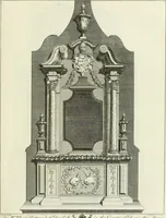 An illustration from The history and antiquities of the conventual and cathedral church of Ely : from the foundation of the monastery, A.D. 673 to the year 1771 : illustrated with copper-plates (1771)