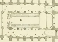 An illustration from The history and antiquities of the conventual and cathedral church of Ely : from the foundation of the monastery, A.D. 673 to the year 1771 : illustrated with copper-plates (1771)