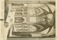 An illustration from The history and antiquities of the conventual and cathedral church of Ely : from the foundation of the monastery, A.D. 673 to the year 1771 : illustrated with copper-plates (1771)
