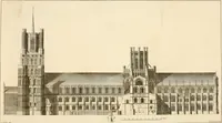 An illustration from The history and antiquities of the conventual and cathedral church of Ely : from the foundation of the monastery, A.D. 673 to the year 1771 : illustrated with copper-plates (1771)