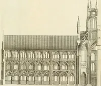 An illustration from The history and antiquities of the conventual and cathedral church of Ely : from the foundation of the monastery, A.D. 673 to the year 1771 : illustrated with copper-plates (1771)