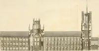 An illustration from The history and antiquities of the conventual and cathedral church of Ely : from the foundation of the monastery, A.D. 673 to the year 1771 : illustrated with copper-plates (1771)