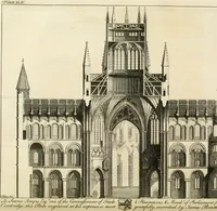 An illustration from The history and antiquities of the conventual and cathedral church of Ely : from the foundation of the monastery, A.D. 673 to the year 1771 : illustrated with copper-plates (1771)