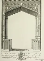 An illustration from The history and antiquities of the Conventual & Cathedral Church of Ely : from the foundation of the monastery, A.D. 673, to the year 1771 : illustrated with copper plates (1812)