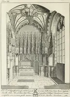 An illustration from The history and antiquities of the Conventual & Cathedral Church of Ely : from the foundation of the monastery, A.D. 673, to the year 1771 : illustrated with copper plates (1812)
