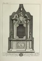An illustration from The history and antiquities of the Conventual & Cathedral Church of Ely : from the foundation of the monastery, A.D. 673, to the year 1771 : illustrated with copper plates (1812)