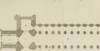 An illustration from The history and antiquities of the Conventual & Cathedral Church of Ely : from the foundation of the monastery, A.D. 673, to the year 1771 : illustrated with copper plates (1812)
