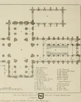 An illustration from The history and antiquities of the Conventual & Cathedral Church of Ely : from the foundation of the monastery, A.D. 673, to the year 1771 : illustrated with copper plates (1812)
