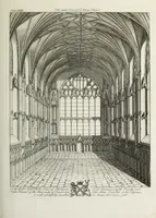 An illustration from The history and antiquities of the Conventual & Cathedral Church of Ely : from the foundation of the monastery, A.D. 673, to the year 1771 : illustrated with copper plates (1812)