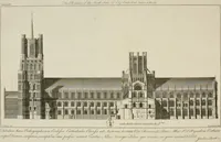 An illustration from The history and antiquities of the Conventual & Cathedral Church of Ely : from the foundation of the monastery, A.D. 673, to the year 1771 : illustrated with copper plates (1812)