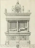 An illustration from The history and antiquities of the Conventual & Cathedral Church of Ely : from the foundation of the monastery, A.D. 673, to the year 1771 : illustrated with copper plates (1812)