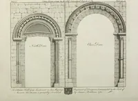An illustration from The history and antiquities of the Conventual & Cathedral Church of Ely : from the foundation of the monastery, A.D. 673, to the year 1771 : illustrated with copper plates (1812)