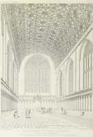 An illustration from The history and antiquities of the metropolitical church of Canterbury; illustrated by a series of engravings of views, elevations, plans, and details of the architecture of that edifice: with biographical anecdotes of the archbishops, etc (1836)