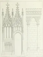 An illustration from The history and antiquities of the metropolitical church of Canterbury; illustrated by a series of engravings of views, elevations, plans, and details of the architecture of that edifice: with biographical anecdotes of the archbishops, etc (1836)