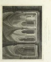 An illustration from The history and antiquities of the metropolitical church of Canterbury; illustrated by a series of engravings of views, elevations, plans, and details of the architecture of that edifice: with biographical anecdotes of the archbishops, etc (1836)