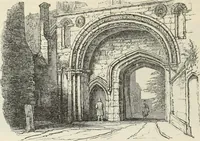 An illustration from The history and antiquities of the metropolitical church of Canterbury; illustrated by a series of engravings of views, elevations, plans, and details of the architecture of that edifice: with biographical anecdotes of the archbishops, etc (1836)