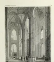 An illustration from The history and antiquities of the metropolitical church of Canterbury; illustrated by a series of engravings of views, elevations, plans, and details of the architecture of that edifice: with biographical anecdotes of the archbishops, etc (1836)