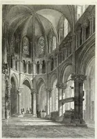 An illustration from The history and antiquities of the metropolitical church of Canterbury; illustrated by a series of engravings of views, elevations, plans, and details of the architecture of that edifice: with biographical anecdotes of the archbishops, etc (1836)