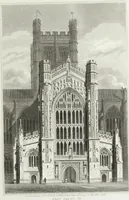 An illustration from The history and antiquities of Bath Abbey Church: including biographical anecdotes of the most distinguished persons interred in that edifice; with an essay on epitaphs, in which its principal monumental inscriptions are recorded. Illustrated by a series of engravings .. (1825)