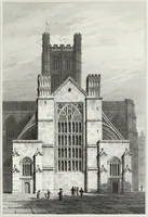 An illustration from The history and antiquities of Bath Abbey Church: including biographical anecdotes of the most distinguished persons interred in that edifice; with an essay on epitaphs, in which its principal monumental inscriptions are recorded. Illustrated by a series of engravings .. (1825)