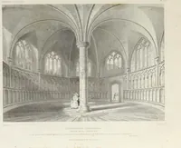 An illustration from The history and antiquities of the cathedral church of Worcester: illustrated by a series of engravings of views, elevations, plans, and details of that edifice: including an architectural description of the church; and biographical anecdotes of the bishops and of other eminent persons connected with the cathedral (1836)
