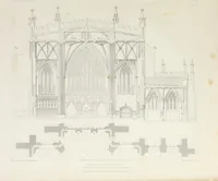 An illustration from The history and antiquities of the abbey and cathedral church of Bristol : illustrated by a series of engravings of views, elevations, plans, and details of that edifice : with biographical anecdotes of eminent persons connected with the establishment (1836)