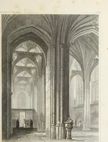 An illustration from The history and antiquities of the abbey and cathedral church of Bristol : illustrated by a series of engravings of views, elevations, plans, and details of that edifice : with biographical anecdotes of eminent persons connected with the establishment (1836)