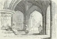 An illustration from The history and antiquities of the abbey and cathedral church of Bristol : illustrated by a series of engravings of views, elevations, plans, and details of that edifice : with biographical anecdotes of eminent persons connected with the establishment (1836)