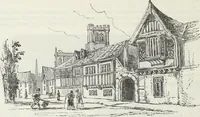 An illustration from The history and antiquities of the abbey and cathedral church of Bristol : illustrated by a series of engravings of views, elevations, plans, and details of that edifice : with biographical anecdotes of eminent persons connected with the establishment (1836)